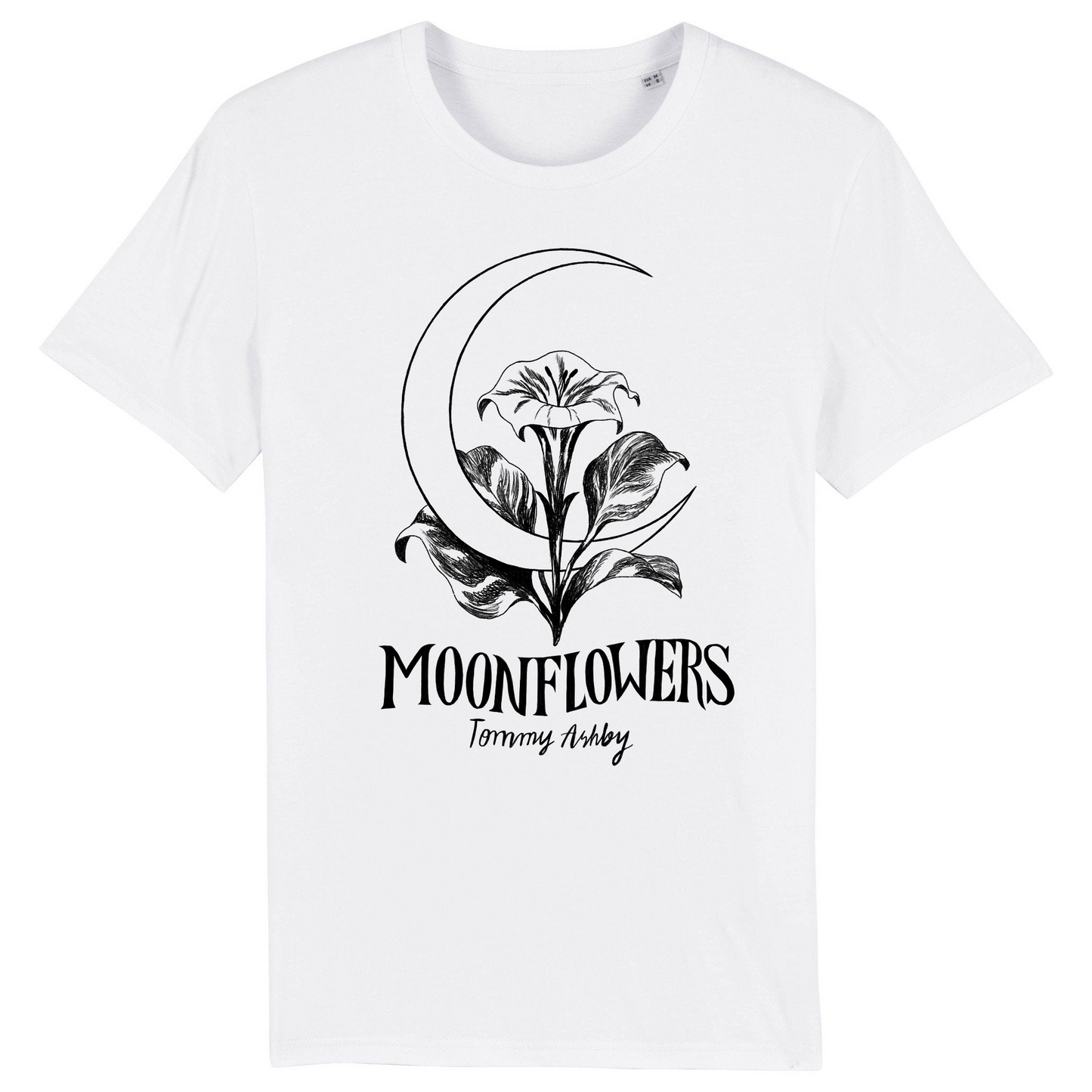 Tommy Ashby - Moonflowers T-Shirt on White