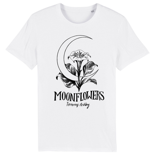 Tommy Ashby - Moonflowers T-Shirt on White