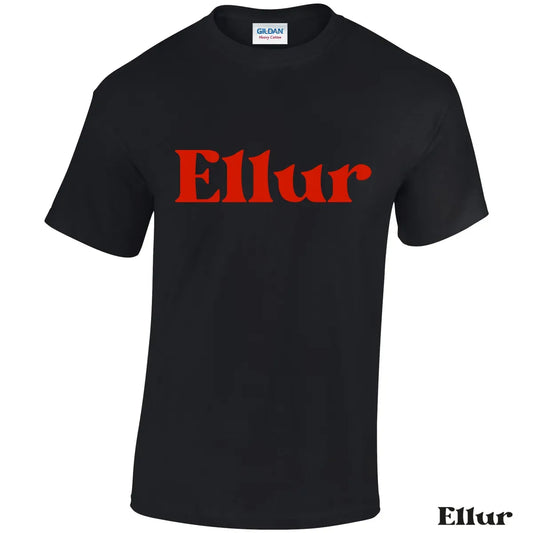 Ellur Logo T-Shirt on Black