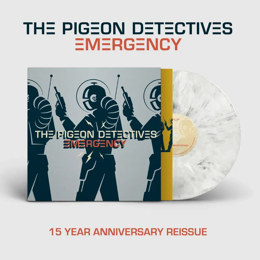 The Pigeon Detectives - Emergency 15 Year Reiussue Limited Edition White Marbled 12" Vinyl